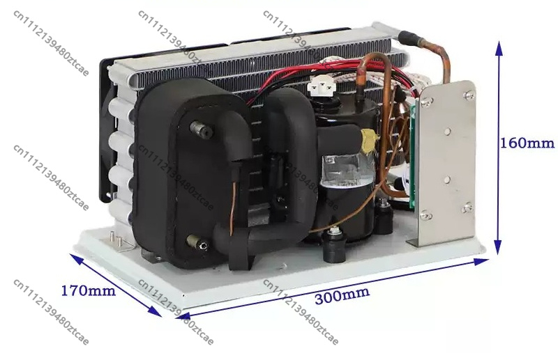 Laser Chiller Water Cooler - H35242 Mini-DC-Wasserkühler 24V Kompressor-Umlaufkühler für Laser-Medizin-