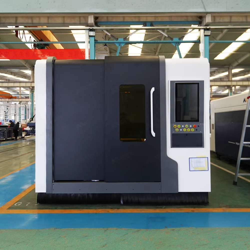 Industrial Laser Metal Cutting Machine - 12kW 20kW Geschlossene Metall-Laserschneidemaschine für Kohlenstoffstahlschneiden