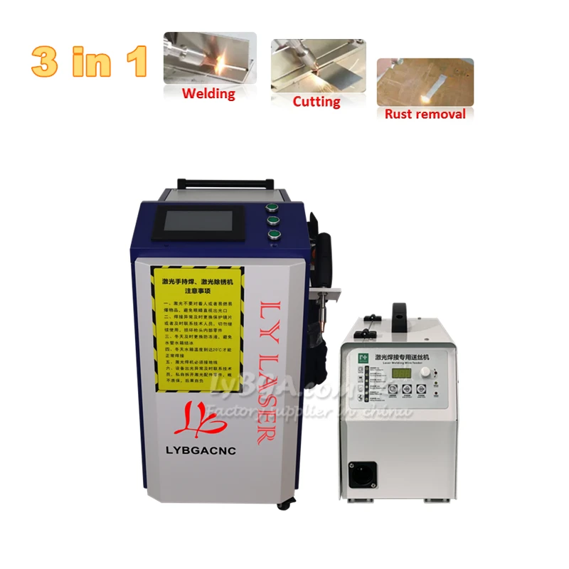 Handheld Laser Welding Machine - Laserreinigungsmaschine 5In1 Handlaserschweißerschneider 4In1 Metallrostentfernung 1500W