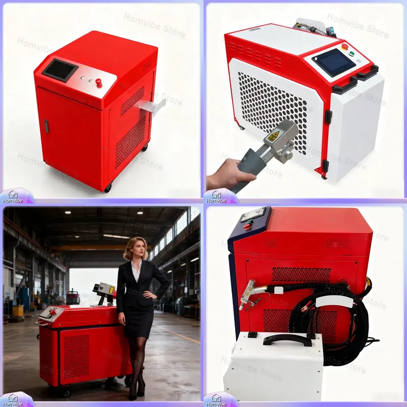 Industrial Laser Metal Cutting Machine - 1000W 2000W 3000W Handgehaltene Laserschweißmaschine 4-in-1