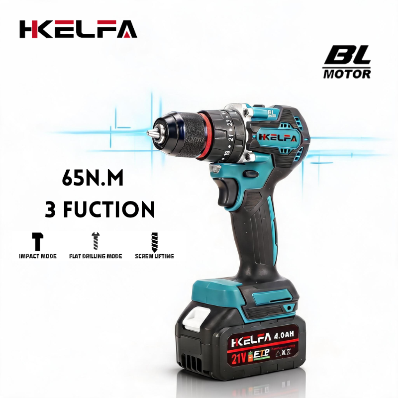 Makita Drill Ddf484 - HKELFA Bürstenloser Elektrischer Bohrschrauber 10MM Zweigang-Handschlagbohrer