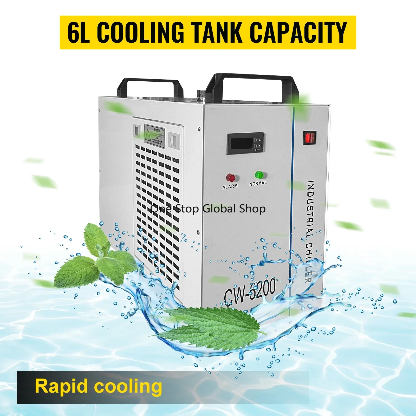 Laser Chiller Water Cooler - Industrieller Wasserkühler für Lasergravurmaschinen, Thermolyse-Industriekühler 60-150W
