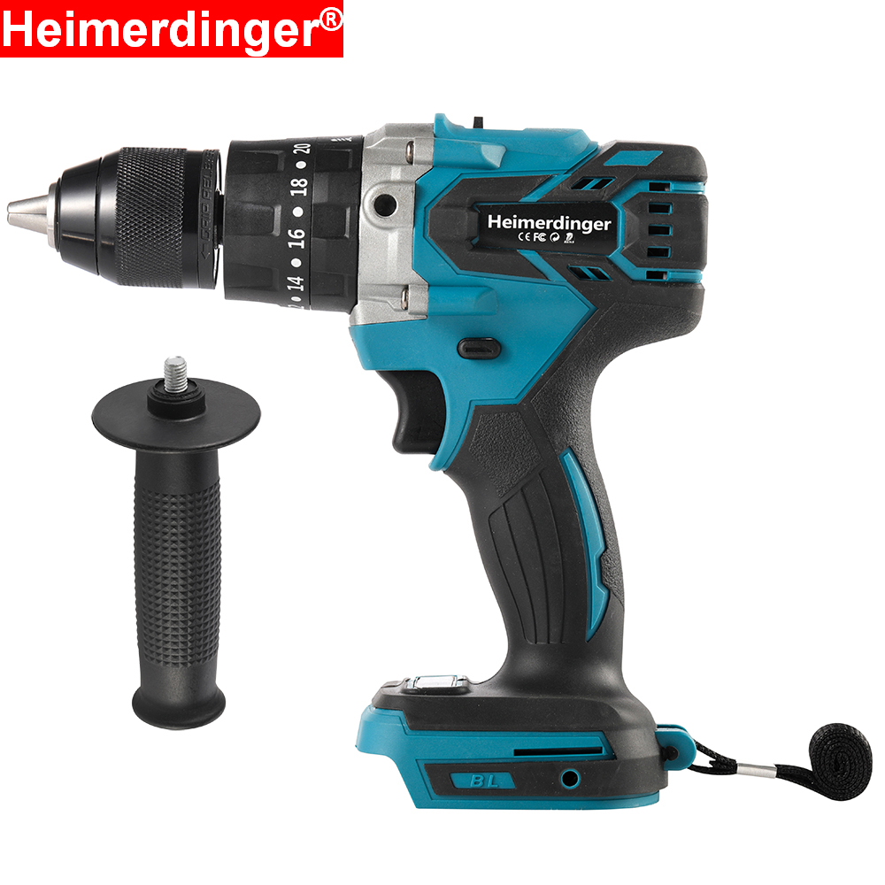 Makita Drill Ddf484 - Bürstenlose Akku-Bohrmaschine, elektrische Bohrmaschine mit 1/2