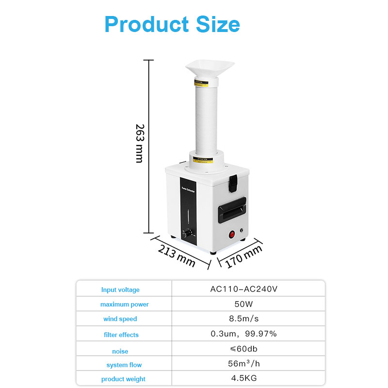 Laser Rauch Reiniger Rauch Ext – Fume Extractor Laser Bewertung und Preis