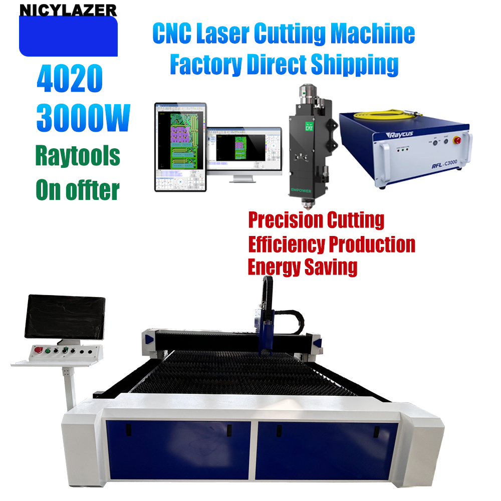 NICYLAZER CNC 3000W 4020 Faser – Industrial Laser Metal Cutting Machine Bewertung und Preis