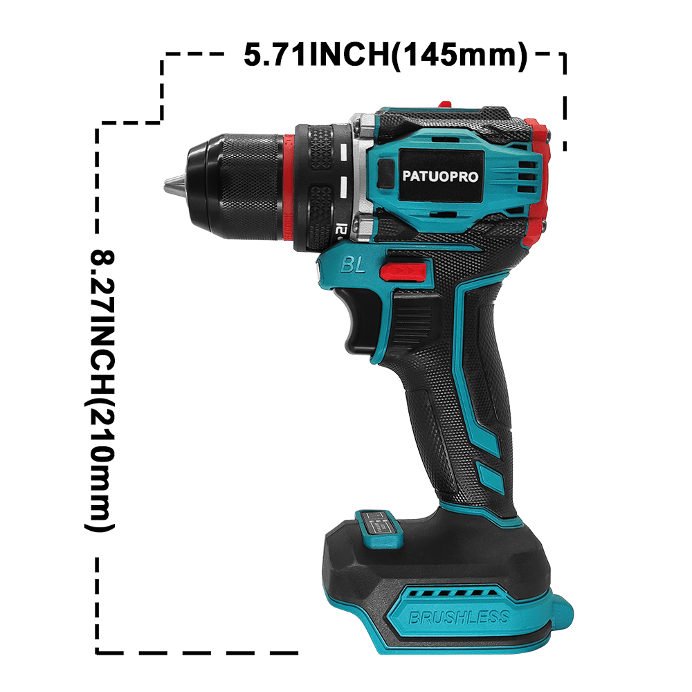Patuopro 21v kabelloser bürste – Makita Drill Ddf484 Bewertung und Preis