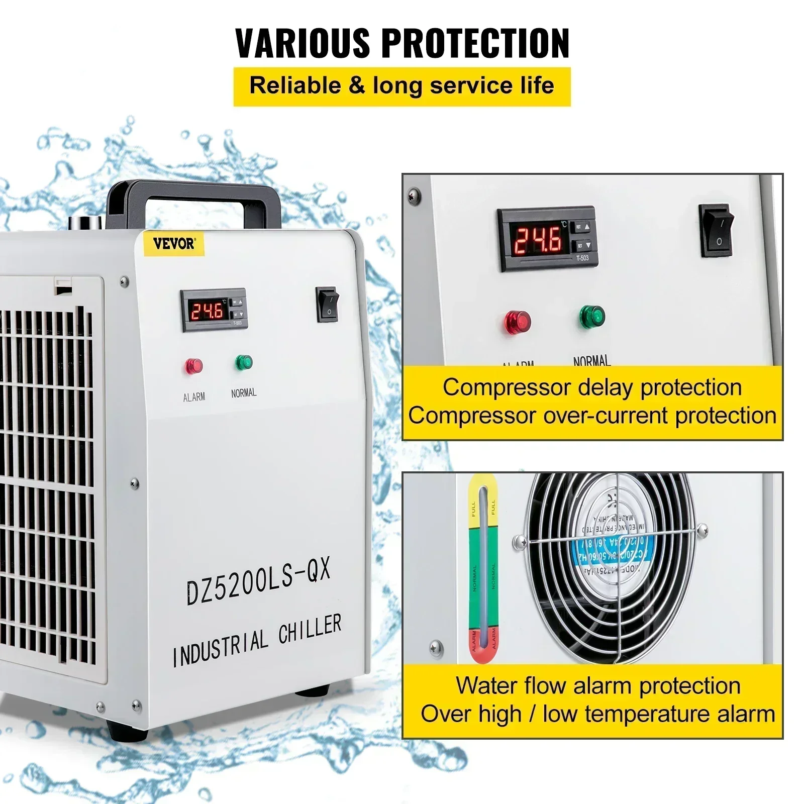 SIHAO CW-3000 Industrielle CNC – Laser Chiller Water Cooler Bewertung und Preis