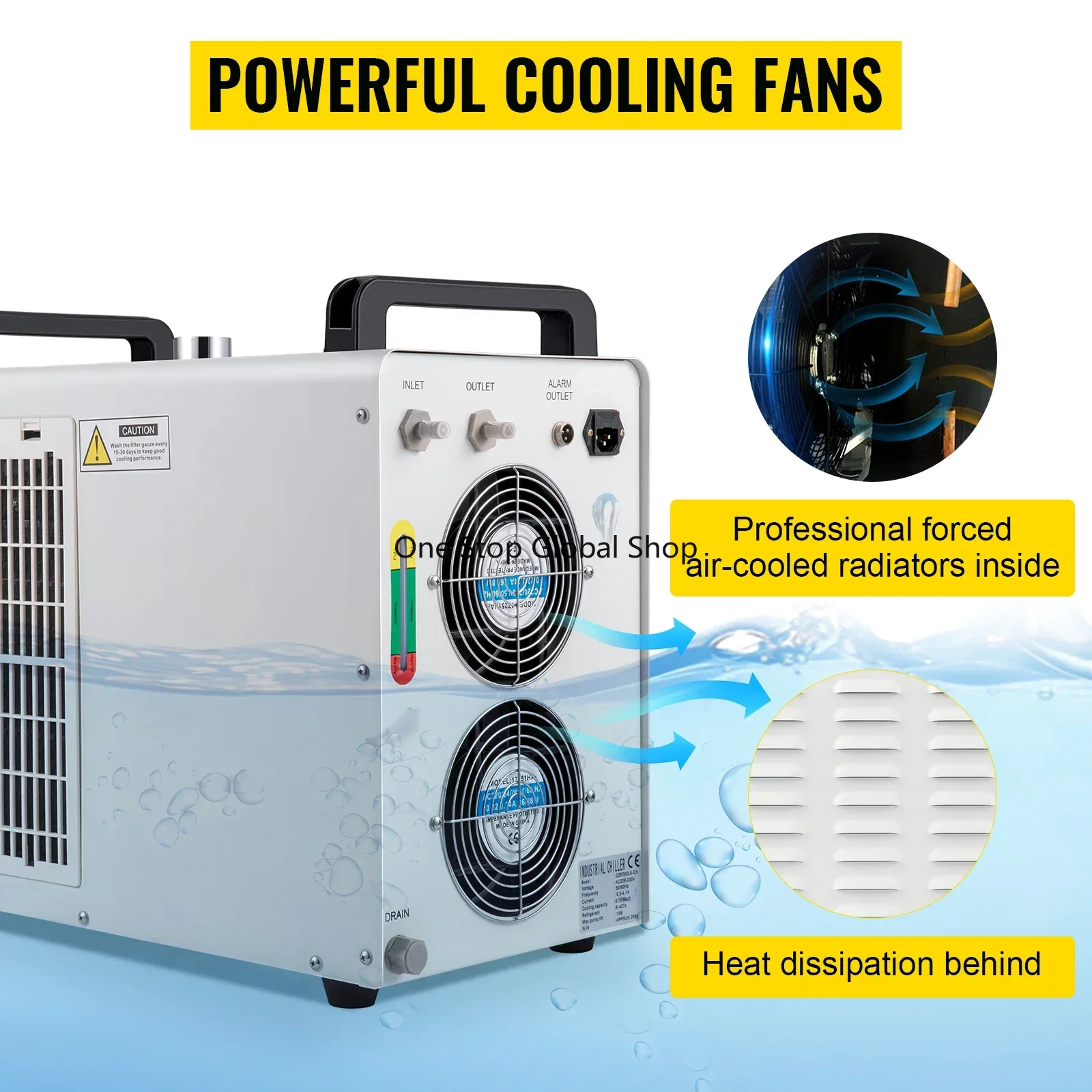 Industrieller Wasserkühler für – Laser Chiller Water Cooler Bewertung und Preis