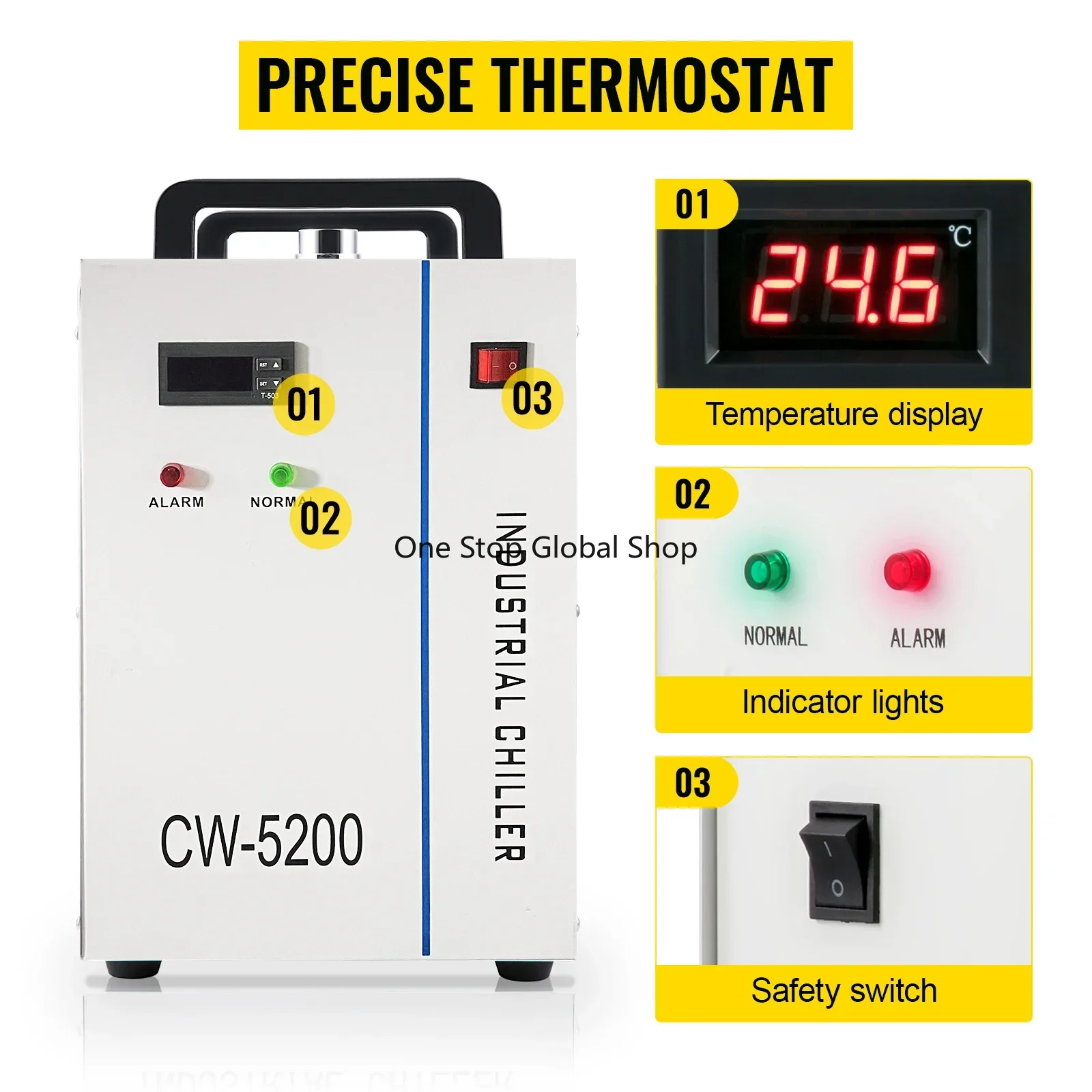 Industrieller Wasserkühler für – Laser Chiller Water Cooler Bewertung und Preis