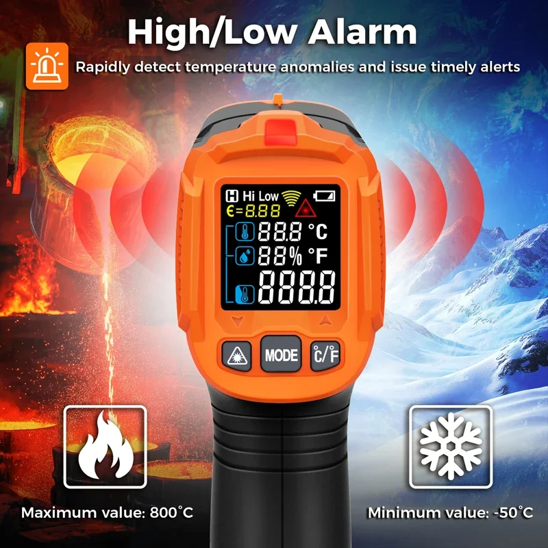 -50~380C Infrarot-Thermometer  – Industrial Laser Temperature Sensor Bewertung und Preis